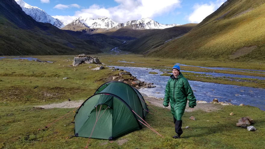 CozyBag tested in the China wilderness