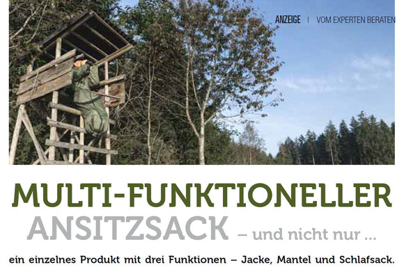 Advertorial in German Hunting Magazine Nov 2016
