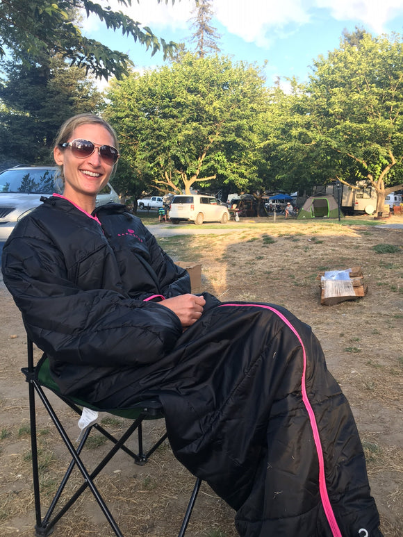 Camping with CozyBag in California
