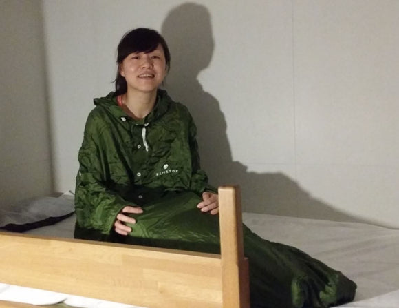 Sleeping bag SilkLiner with arms should be on every mountain tour packing list